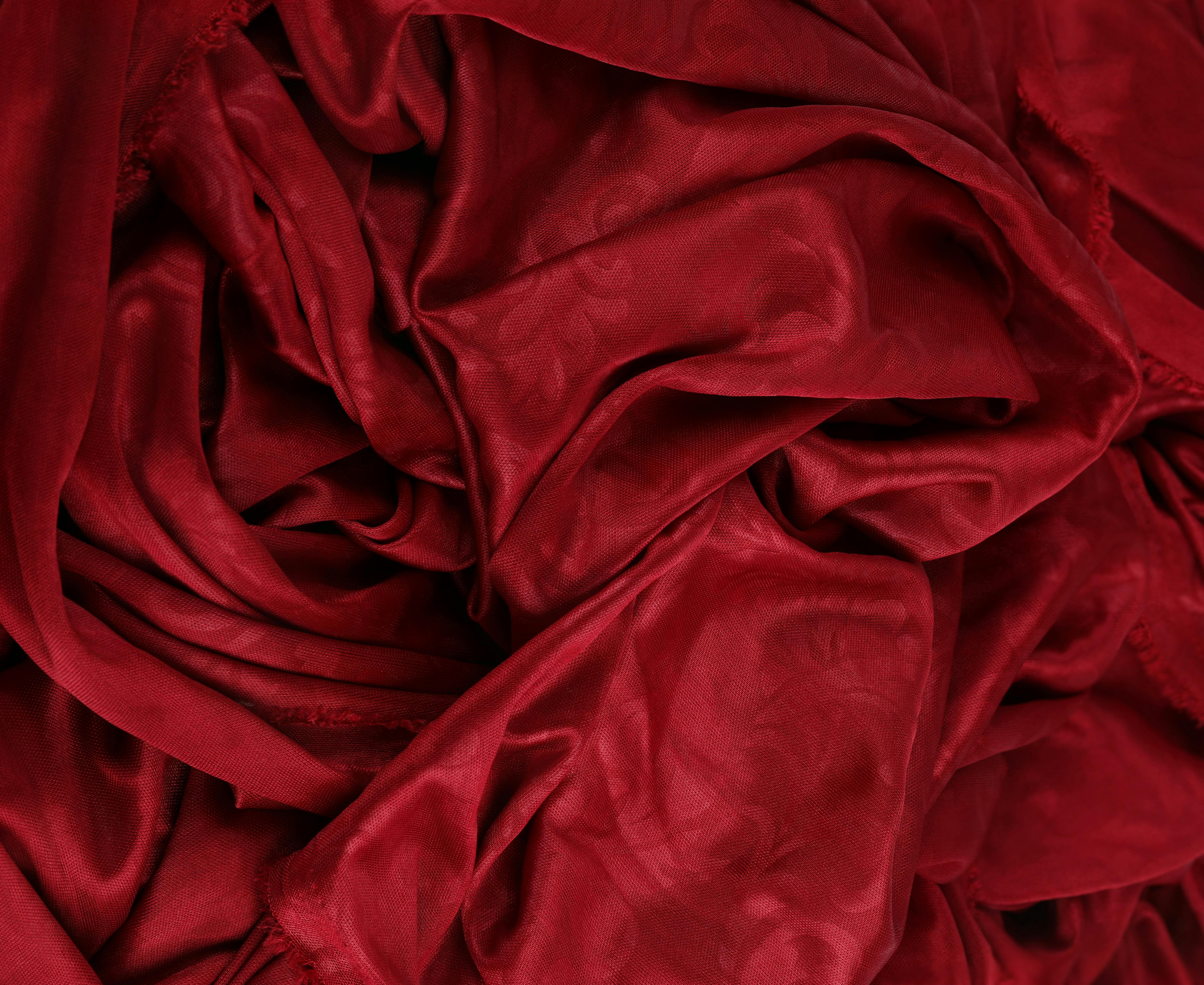 Luxurious red velvet studio texture